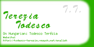terezia todesco business card